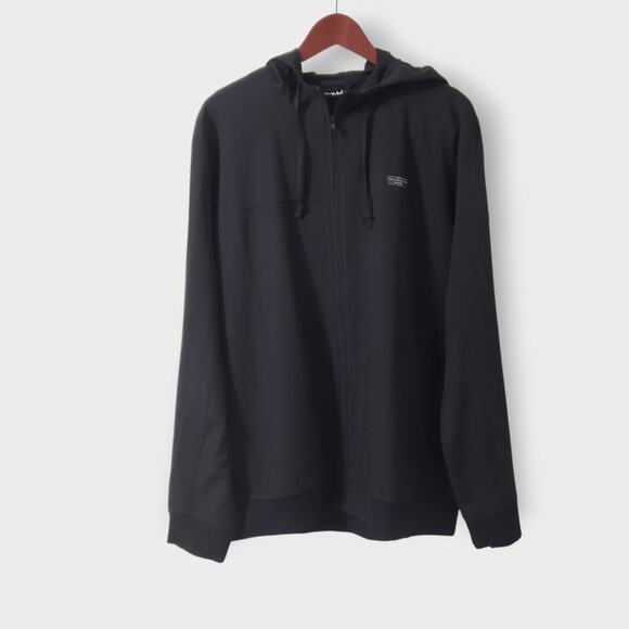 NWT Travis Mathew x Bacardi Wanderlust Full Zip Hooded Jacket Black Sz XL - Picture 1 of 16